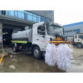 10 toneladas de camión de limpieza de barandilla de dongfeng